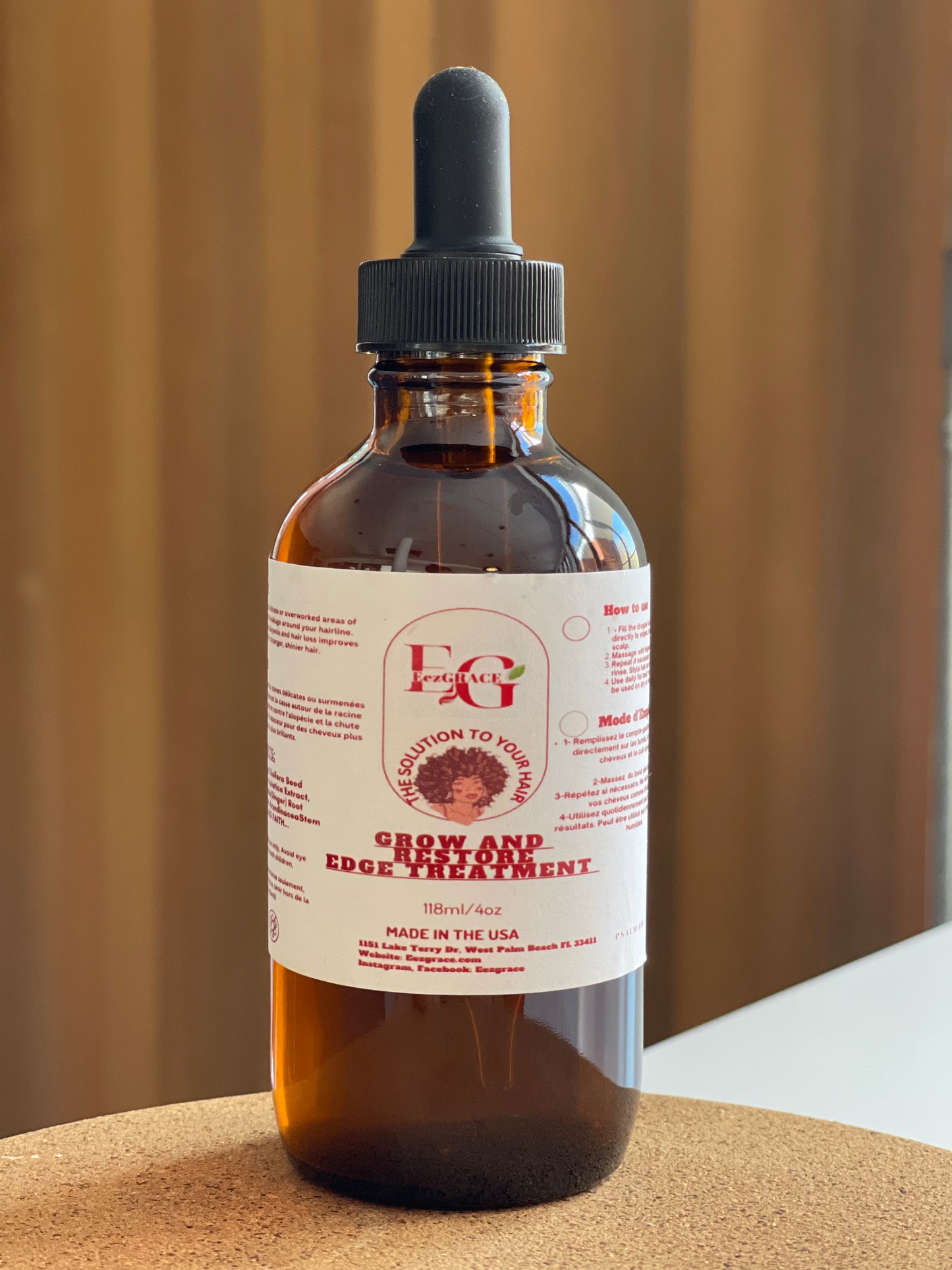 Traitement pour les tempes dégarnies